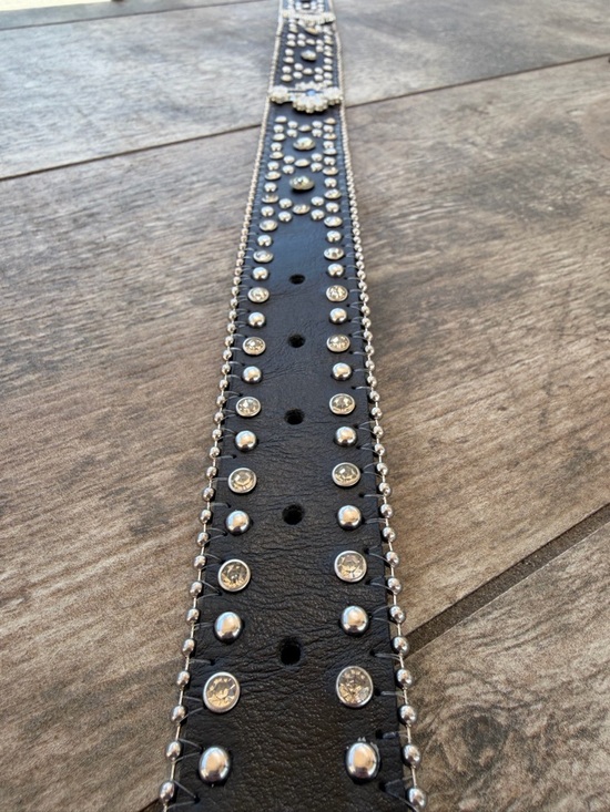 Authentic Blazin Roxx by Nocona Belt Co. - Western rhinestone belt black main image 6